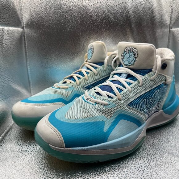 Size 11D New Balance Kawhi Leonard Santa Klaws Blue‎ Basketball Shoes BBKLSTO1 main image 2